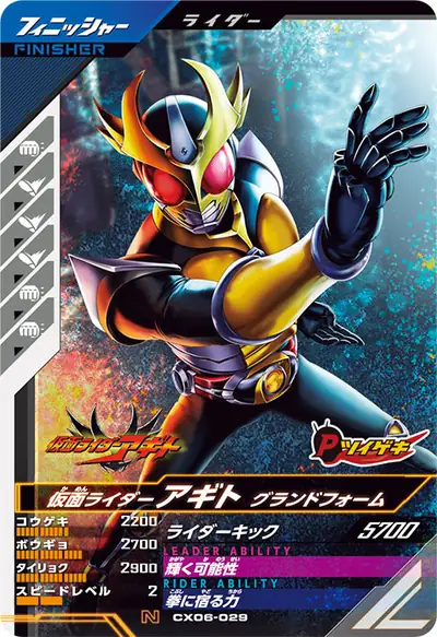 仮面ライダーアギト グランドフォーム(CX06-029)のカード画像